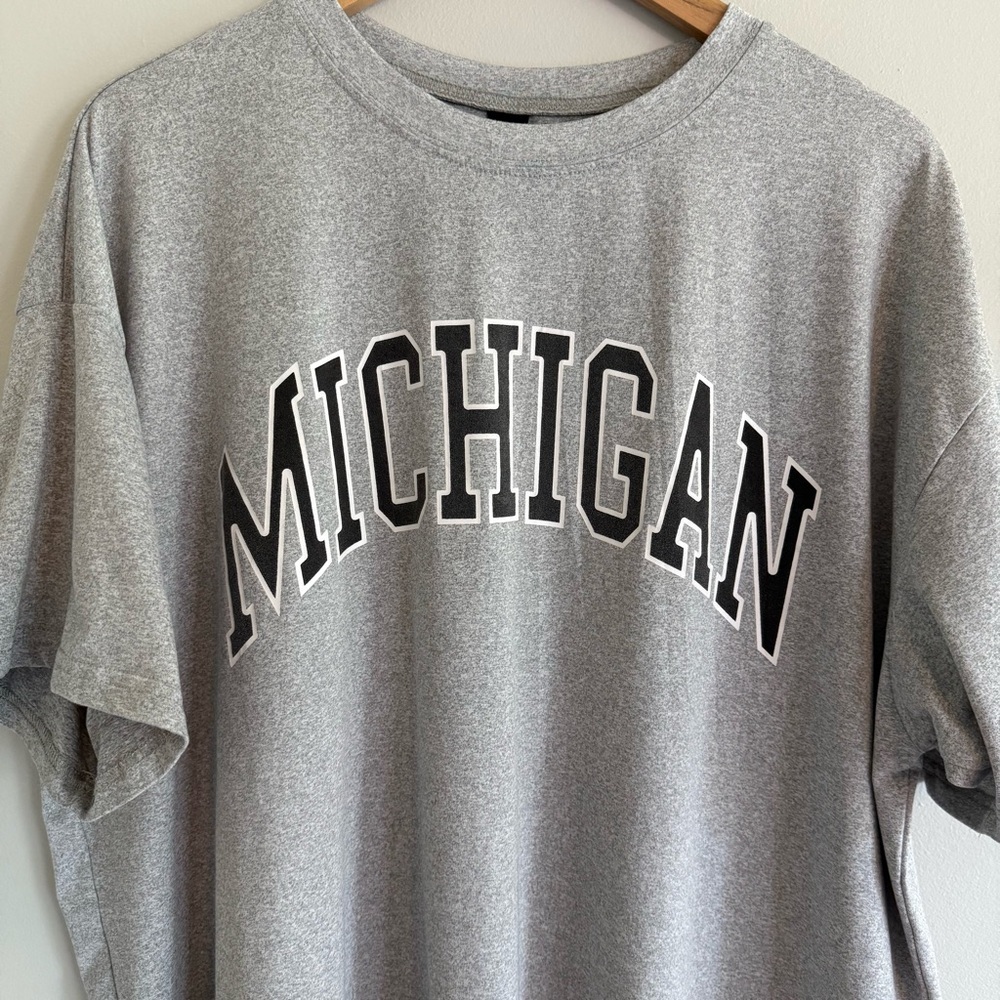 Gray Michigan Short Sleeve Tee - Picture 3 of 7